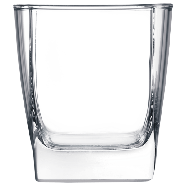 10 1/2 oz. Square On-the-Rocks Glass with Personalized Laser Engraving